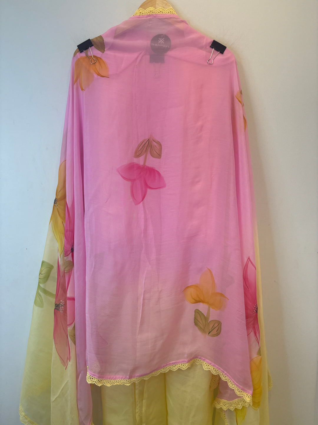 Aafreen – Ombre Brush Painted Organza Suit