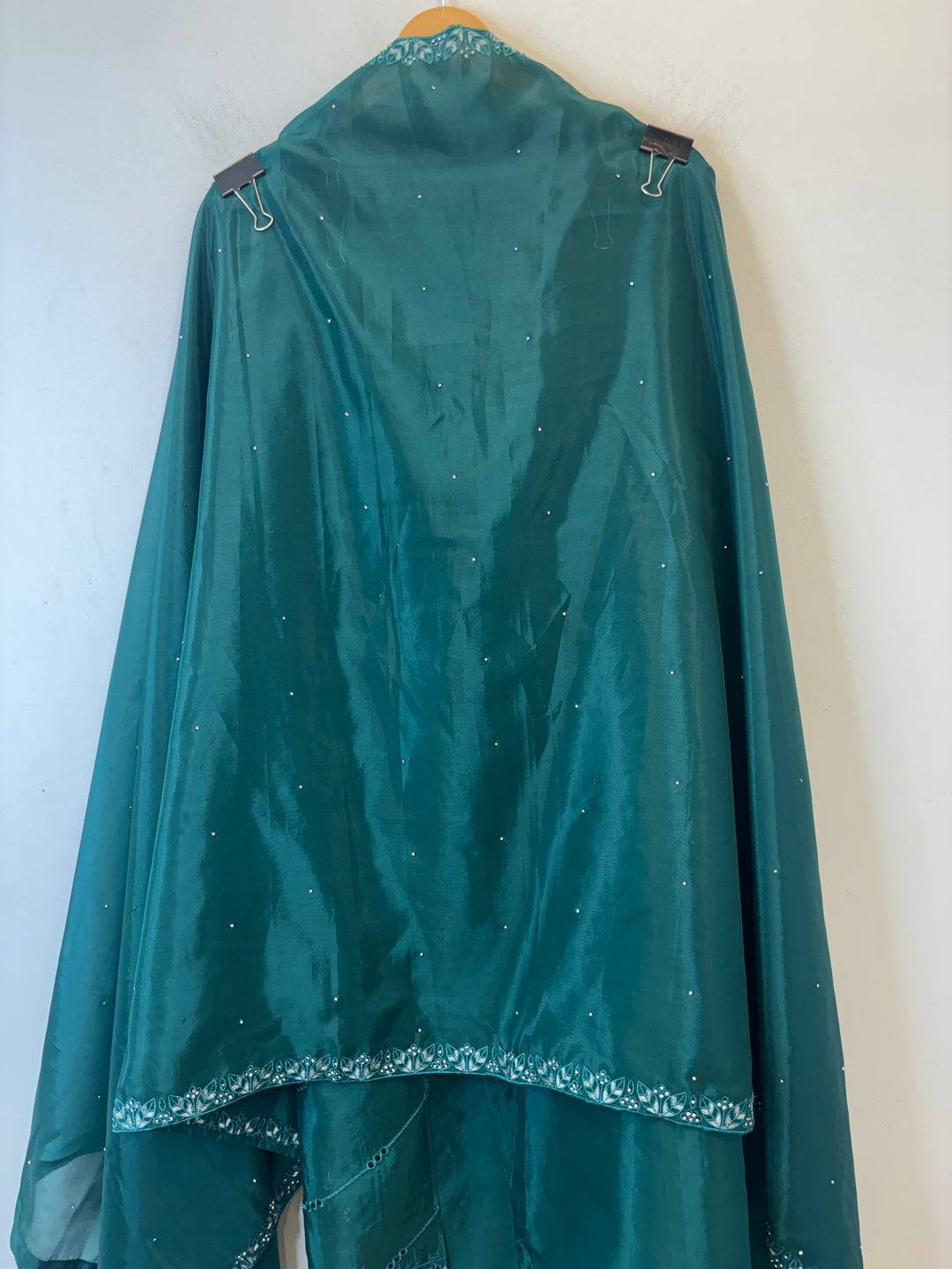 Nayab – Organza Silk Suit with Stone Highlights