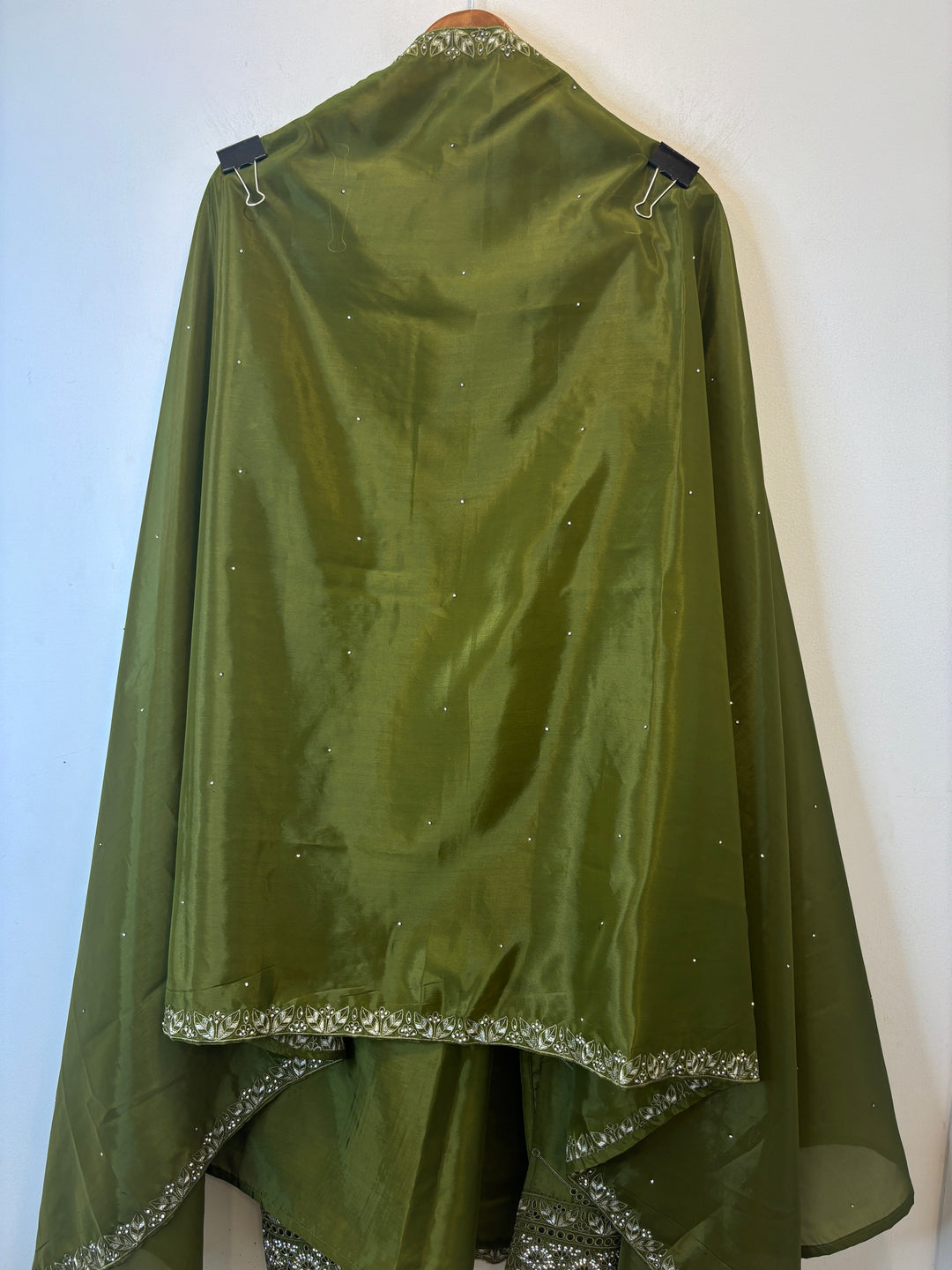 Nayab – Organza Silk Suit with Stone Highlights