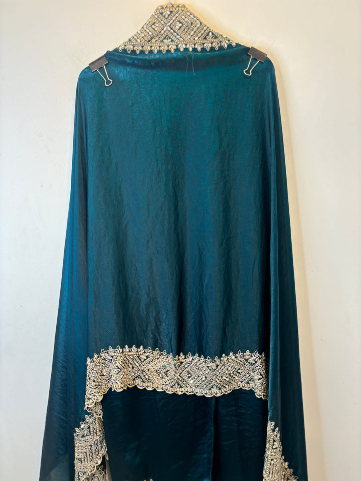Nura – Glass Organza Mirror Work Suit
