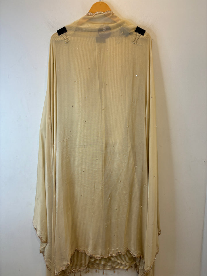 Handwork Tissue Golden Stripes Suit
