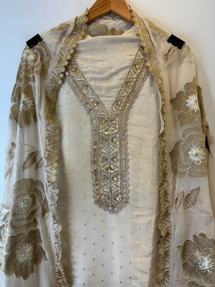 Ziya – Tissue Shimmer Zari Suit