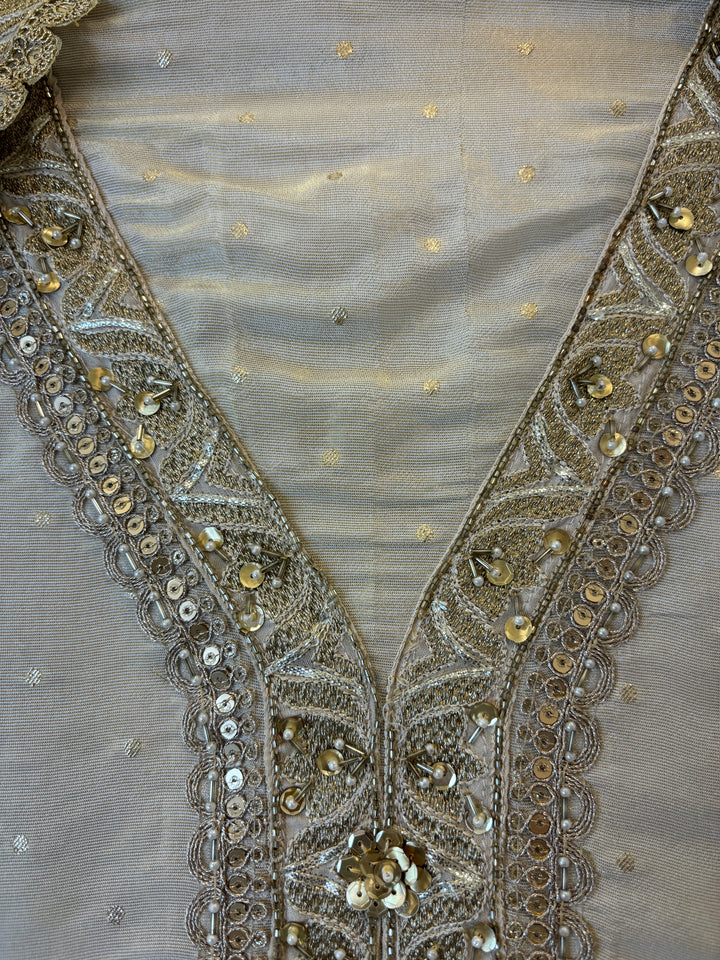 Ziya – Tissue Shimmer Zari Suit