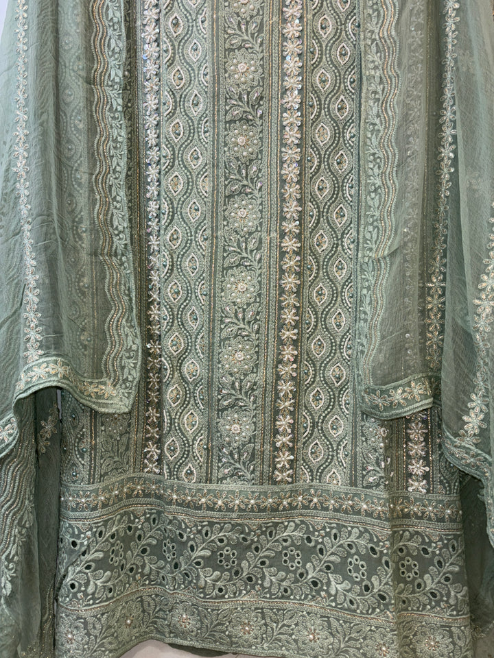 Samaira – Georgette Threadwork Suit