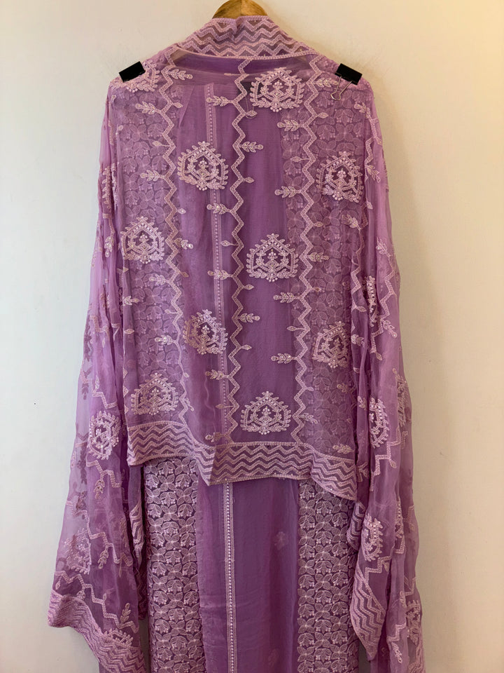 Nureh – Georgette Embroidered Suit