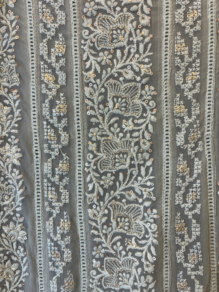 Zeraya – Georgette Zari Suit