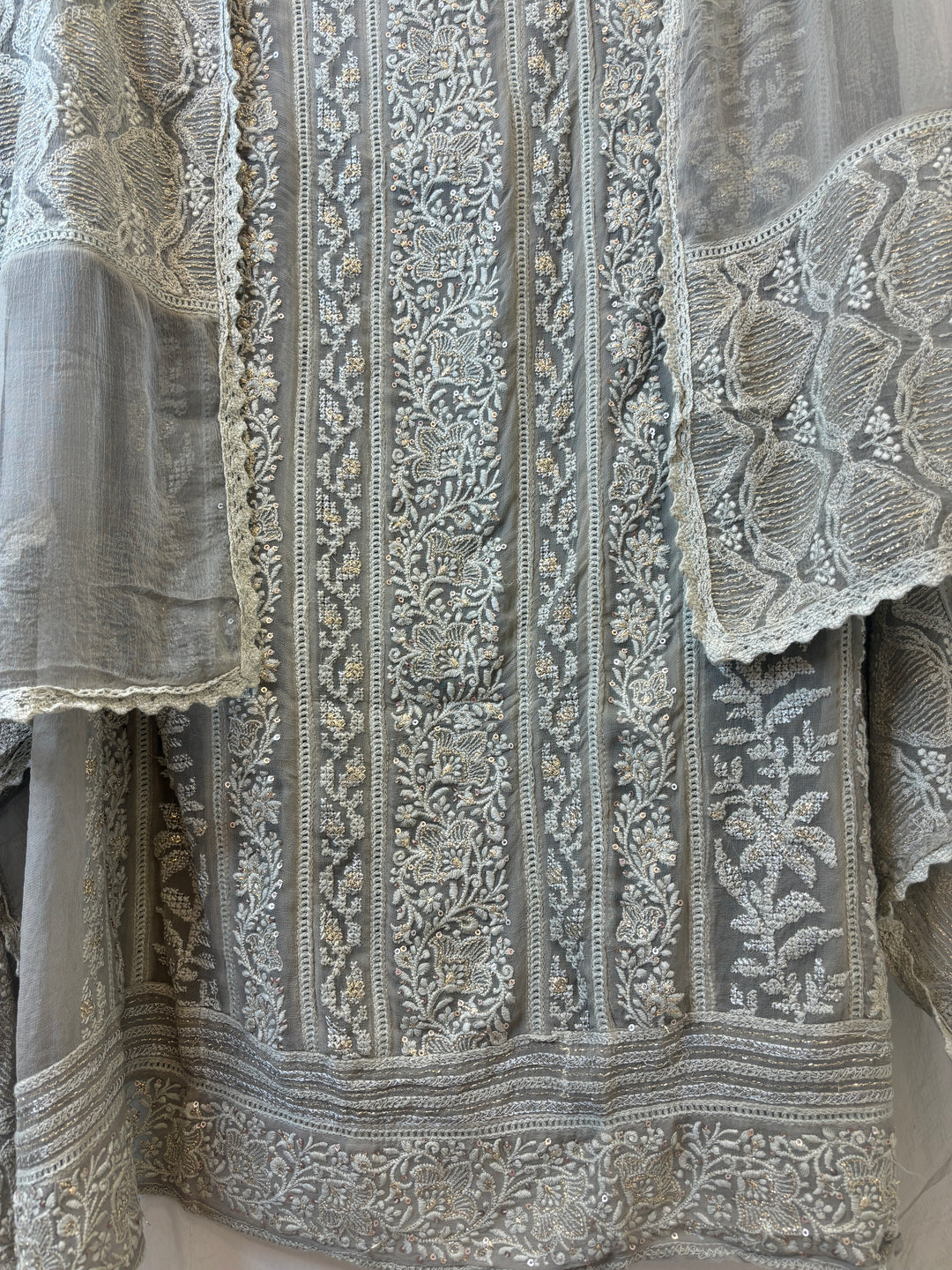 Zeraya – Georgette Zari Suit