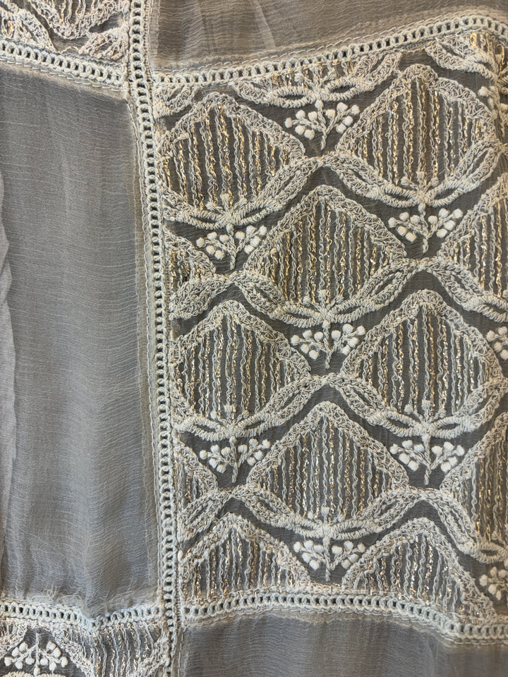 Zeraya – Georgette Zari Suit