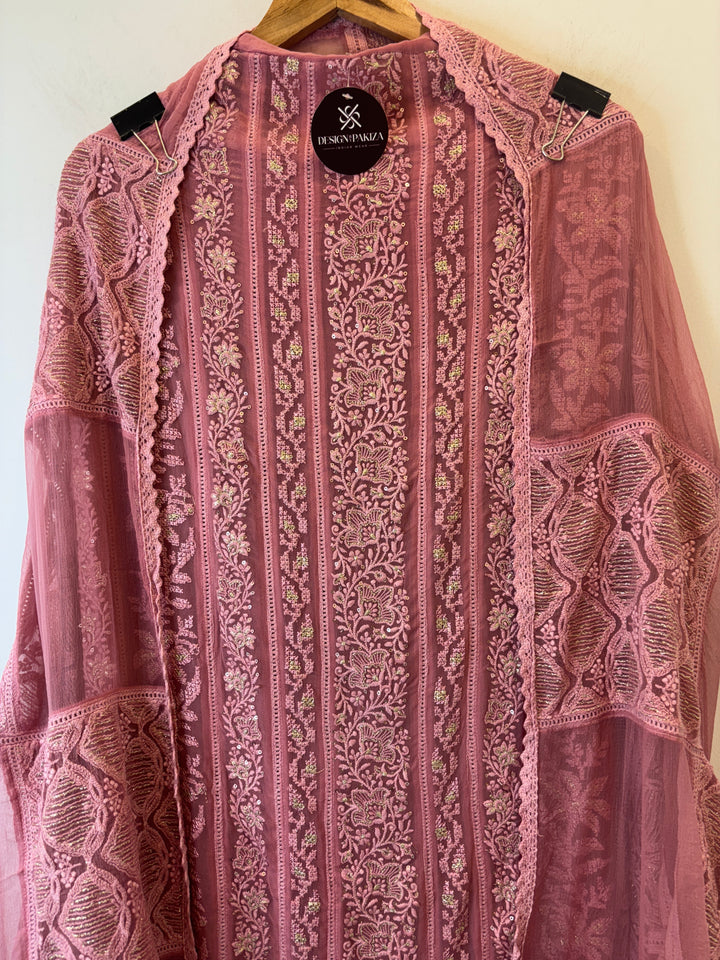 Zeraya – Georgette Zari Suit