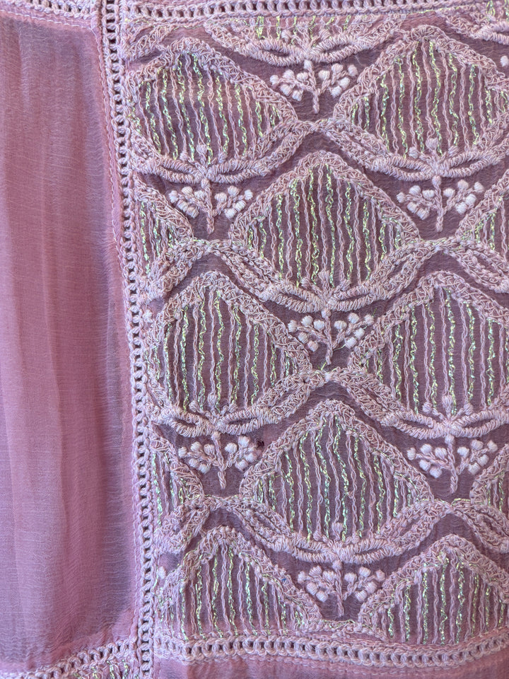 Zeraya – Georgette Zari Suit