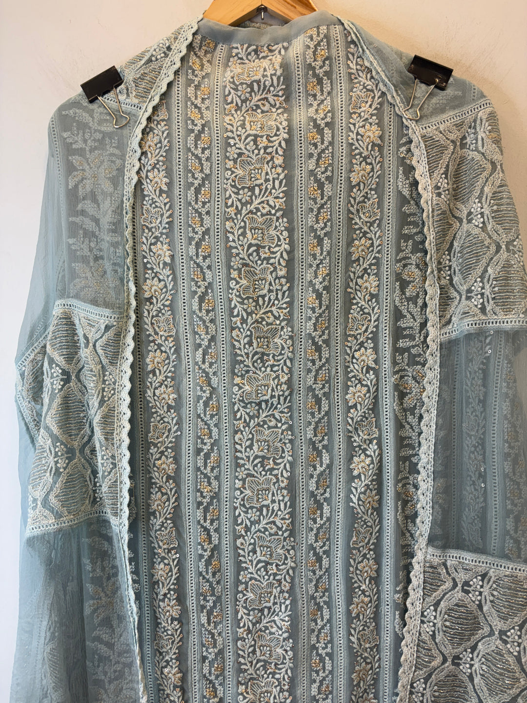 Zeraya – Georgette Zari Suit