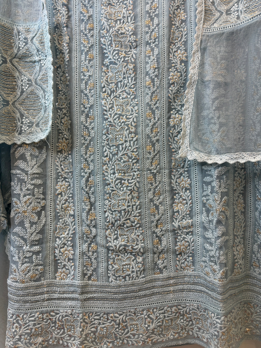 Zeraya – Georgette Zari Suit