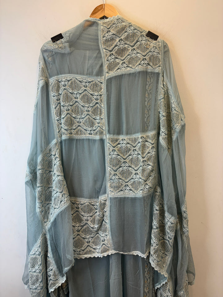 Zeraya – Georgette Zari Suit