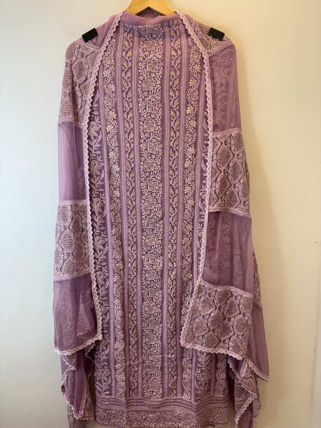 Zeraya – Georgette Zari Suit