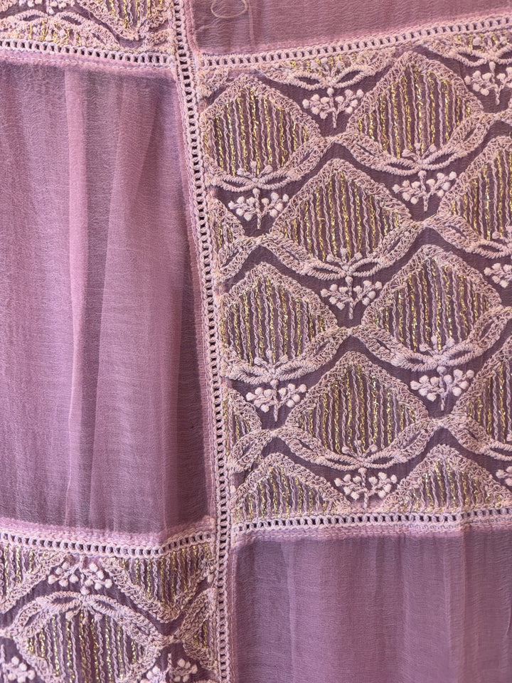 Zeraya – Georgette Zari Suit