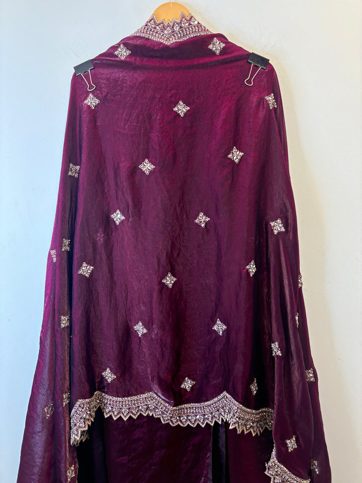 Nayara – Glass Organza Zari Mirror Suit