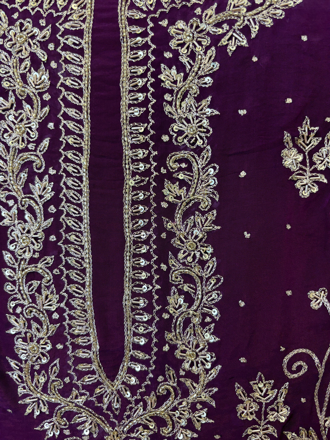 Zareen – Crepe Dabka Embroidered Suit