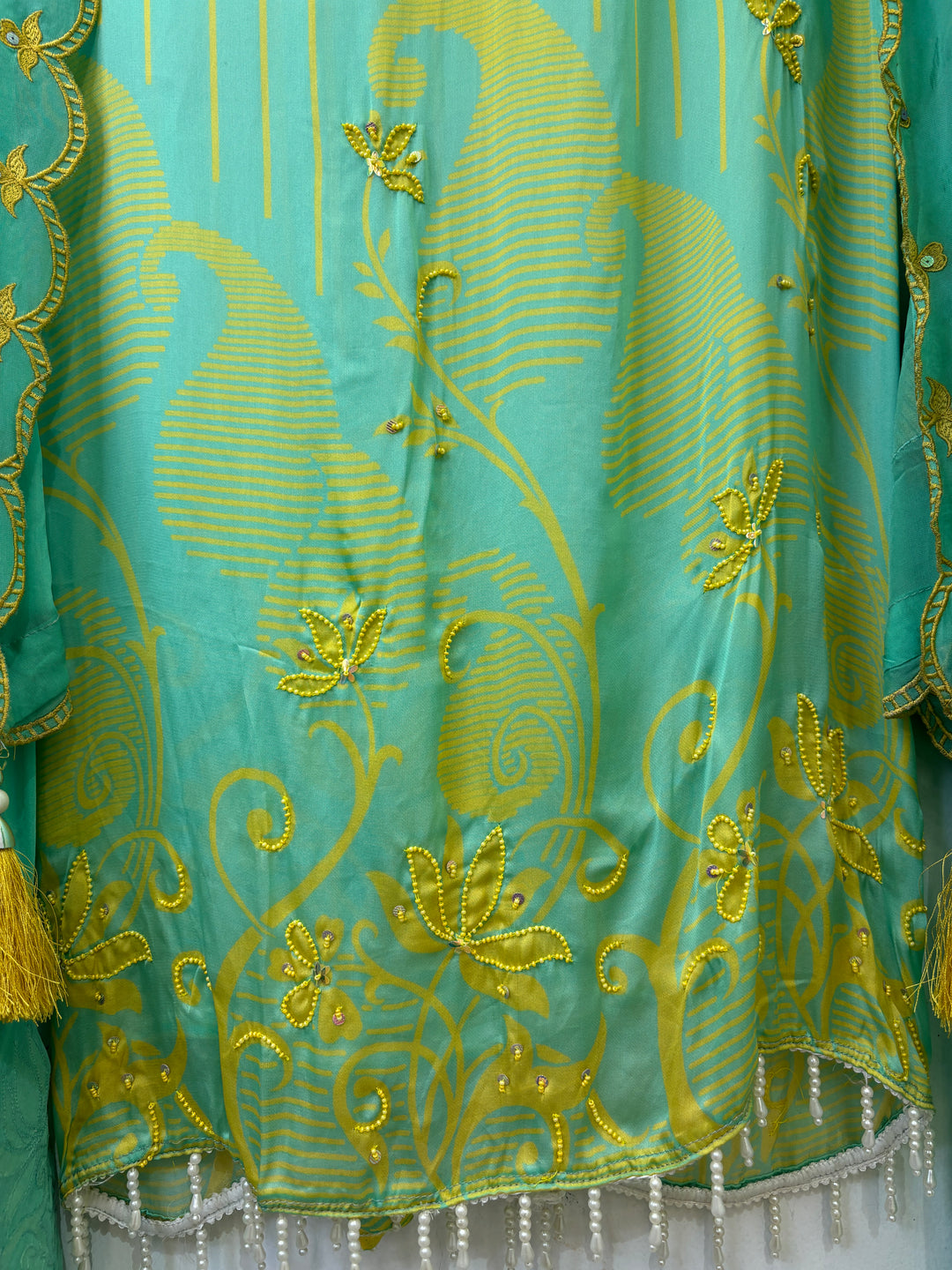 Arvya – Satin Organza Digital Suit