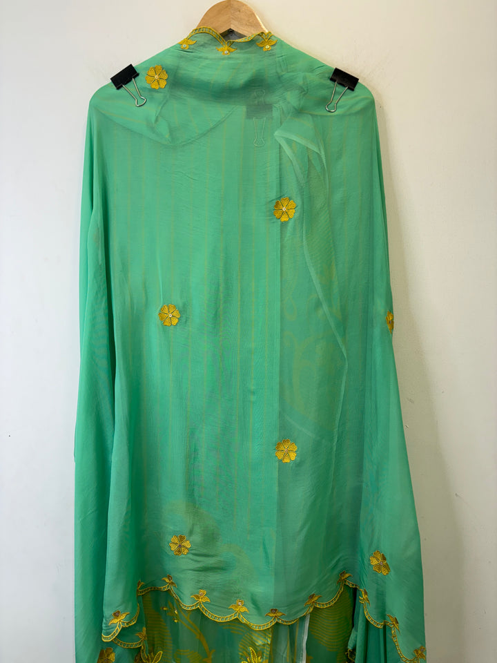 Arvya – Satin Organza Digital Suit