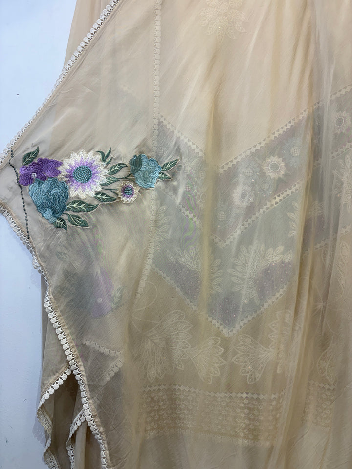Zimal – Organza Embroidered Suit