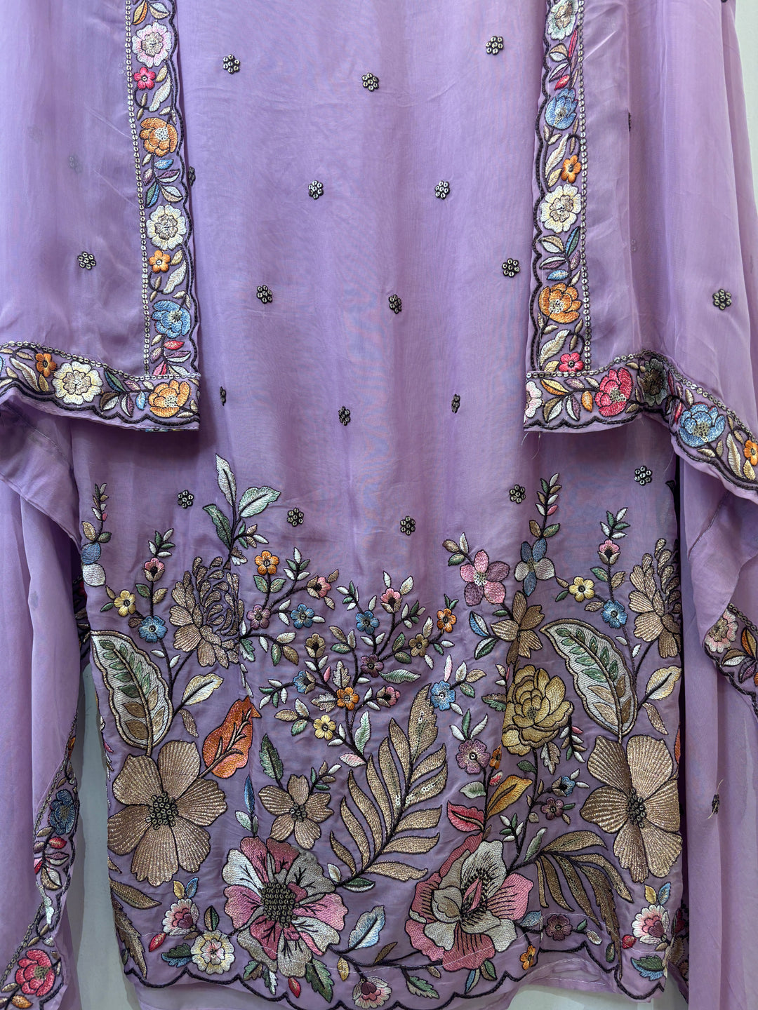 Siyara – Organza Suit with Heavy Embroidery