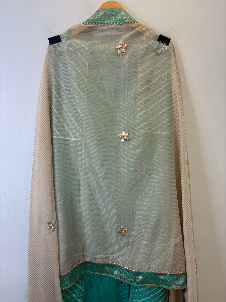 Viyana – Tissue Suit with Gota Highlights