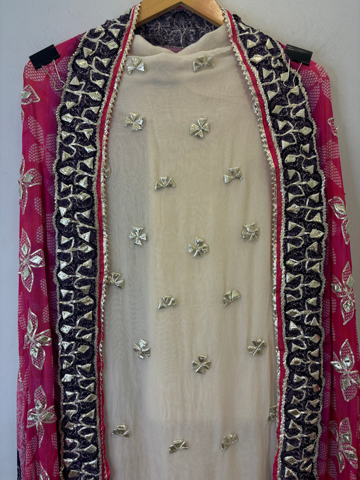 Kyara – Organza Gota Suit with Bandhani Dupatta