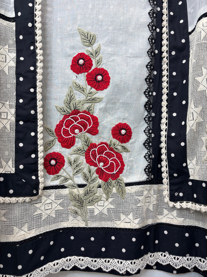 Cora – Pure Cotton Crochet Suit