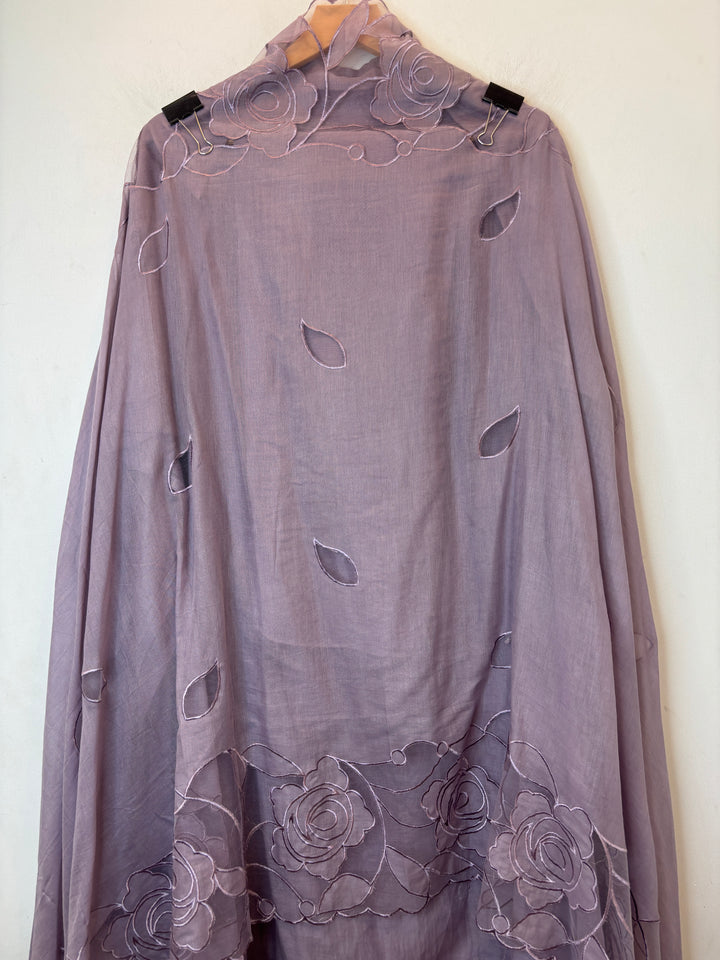 Aplina – Purple Mul Cotton Appliqué Suit