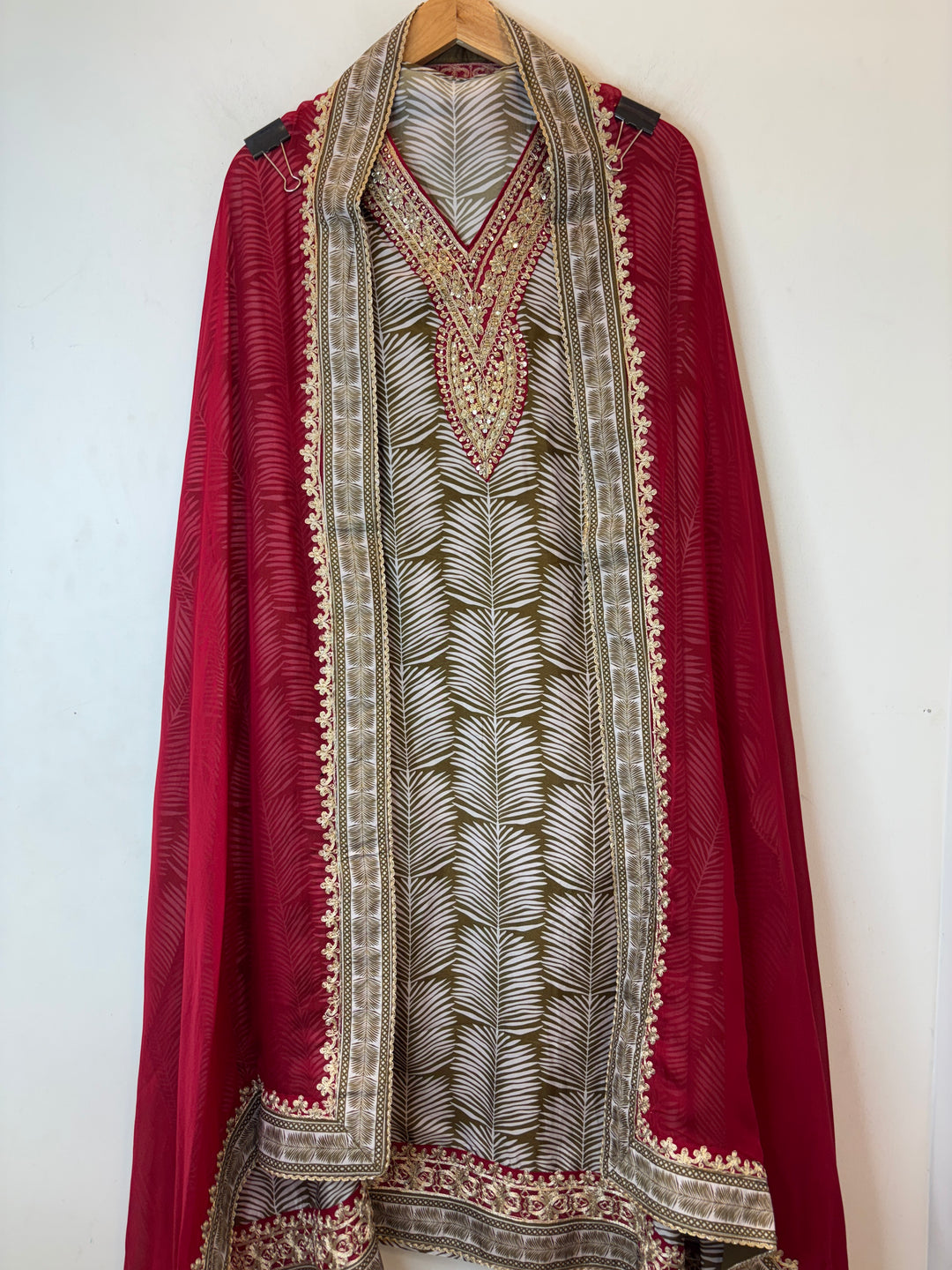 Opalina – Brown Opara Silk Dori Work Suit