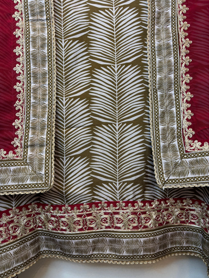 Opalina – Brown Opara Silk Dori Work Suit