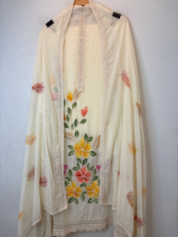 Pearlina – Mul Cotton Pearl Highlight Suit