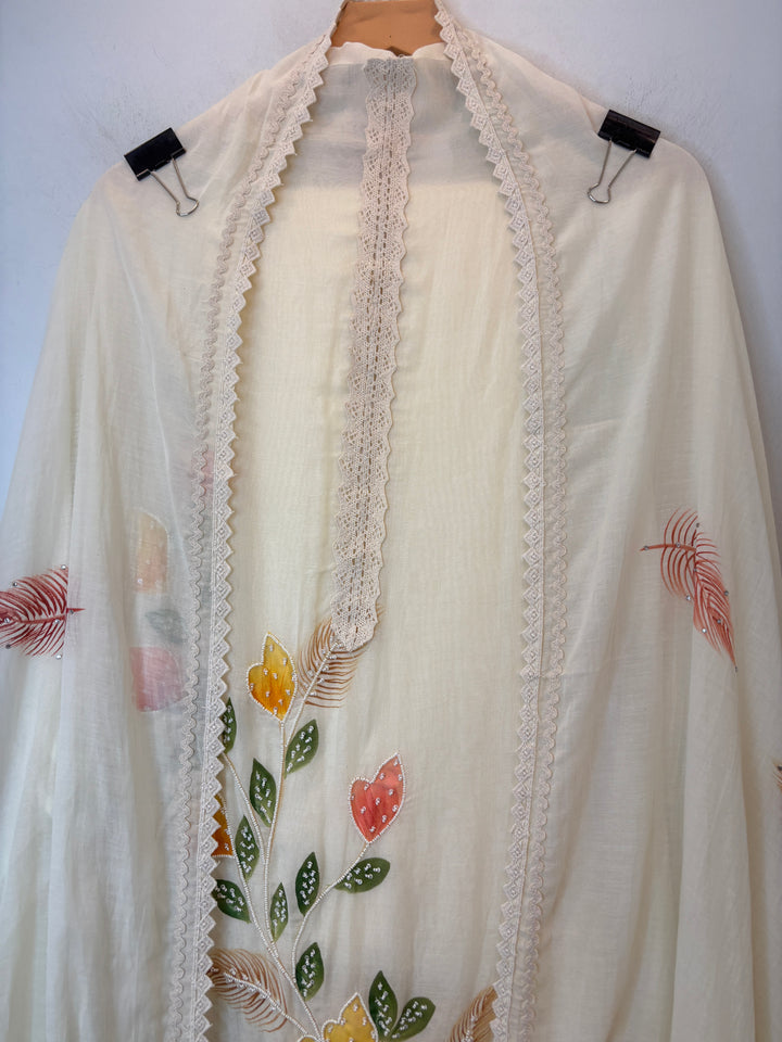 Pearlina – Mul Cotton Pearl Highlight Suit