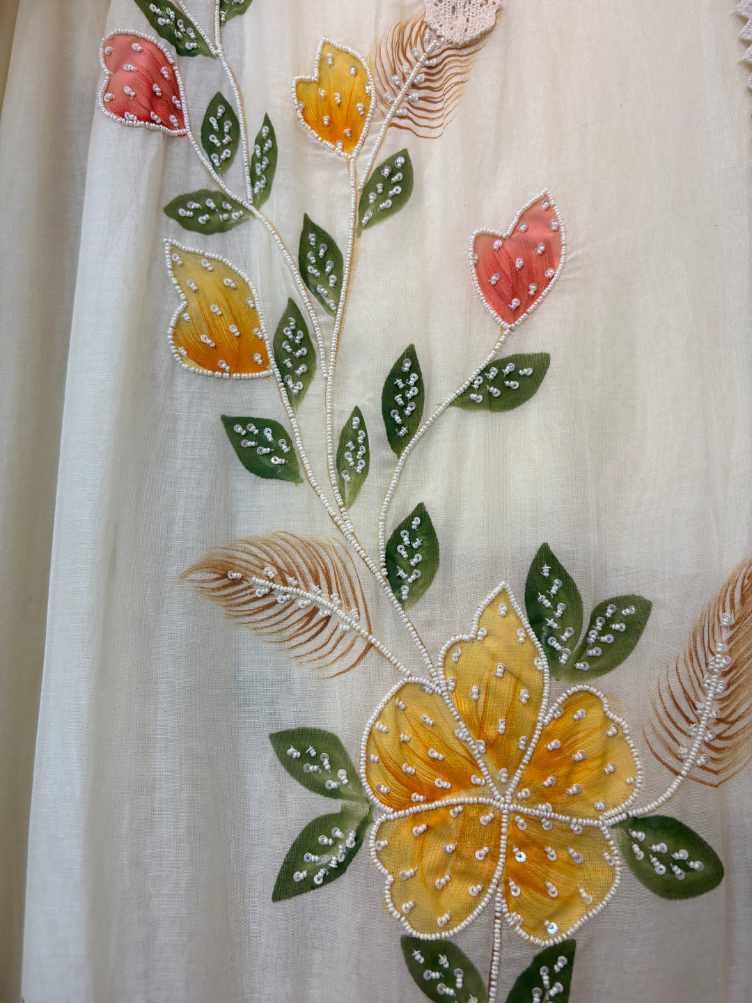 Pearlina – Mul Cotton Pearl Highlight Suit