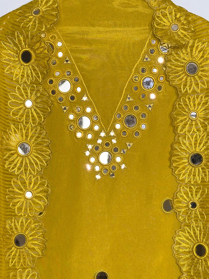 Sunlit Glow Mirror &amp; Cutwork Unstitched Set
