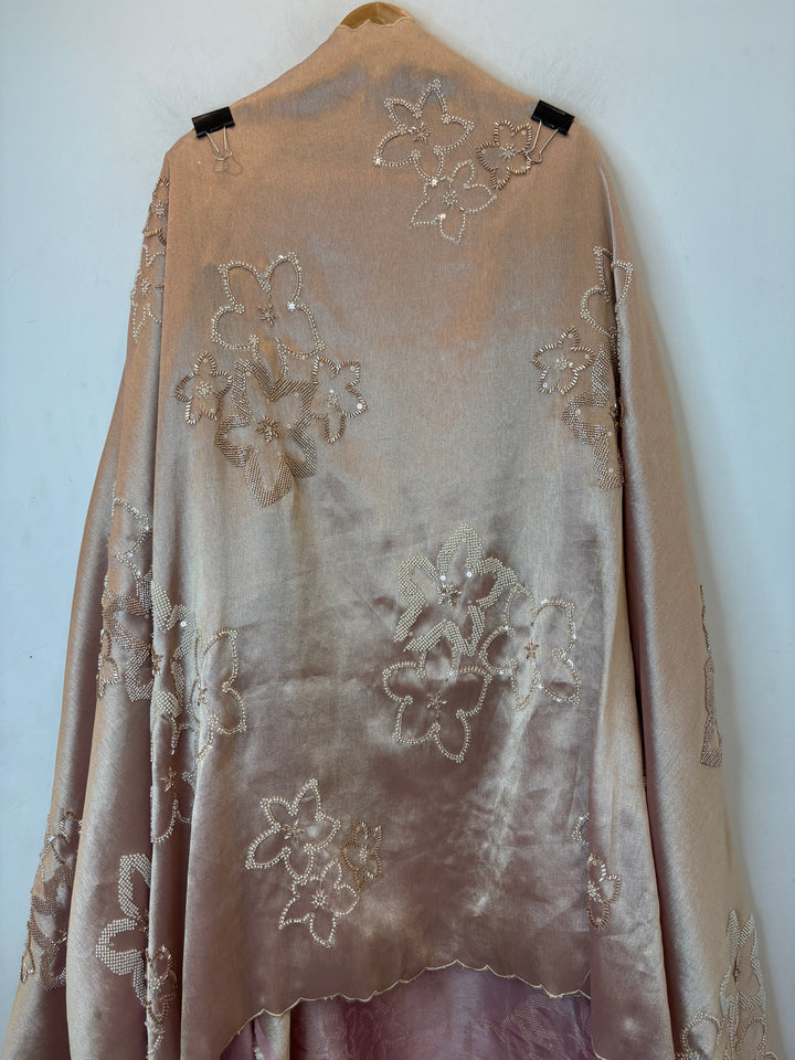 Pearlisse – Rose Gold Burberry Tissue Beaded Suit