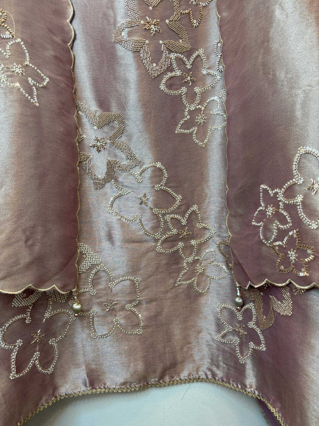 Pearlisse – Lavender Burberry Tissue Beaded Suit