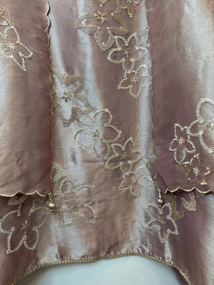Pearlisse – Lavender Burberry Tissue Beaded Suit