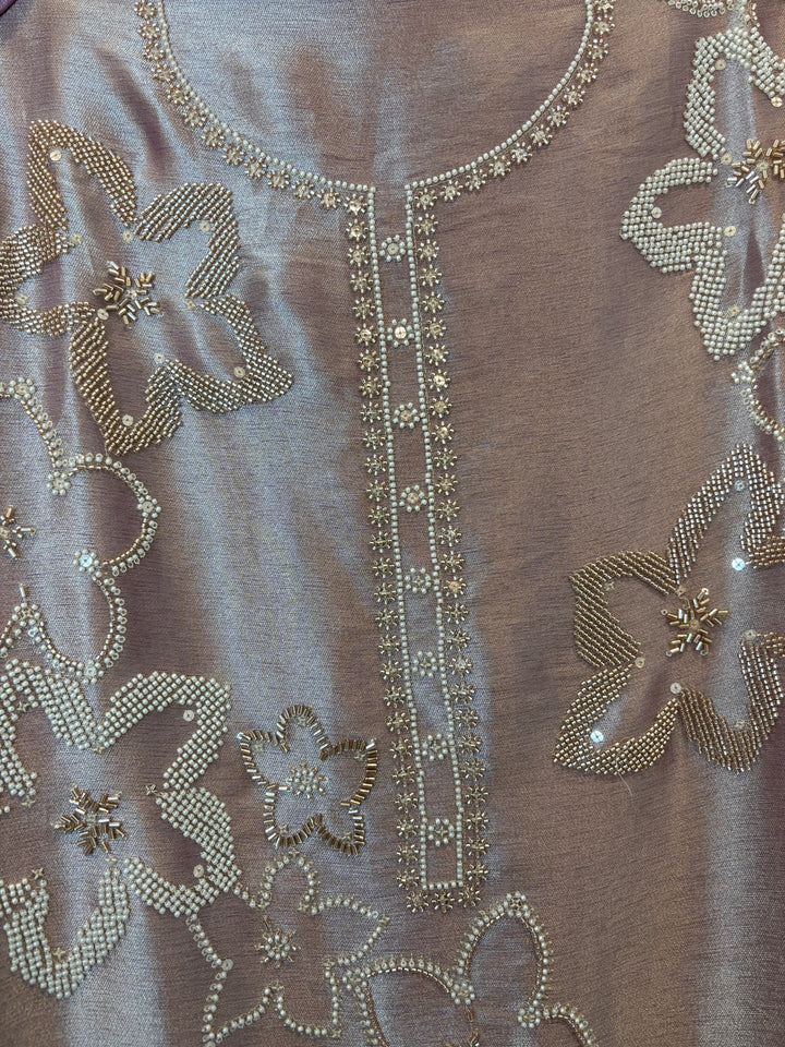 Pearlisse – Lavender Burberry Tissue Beaded Suit