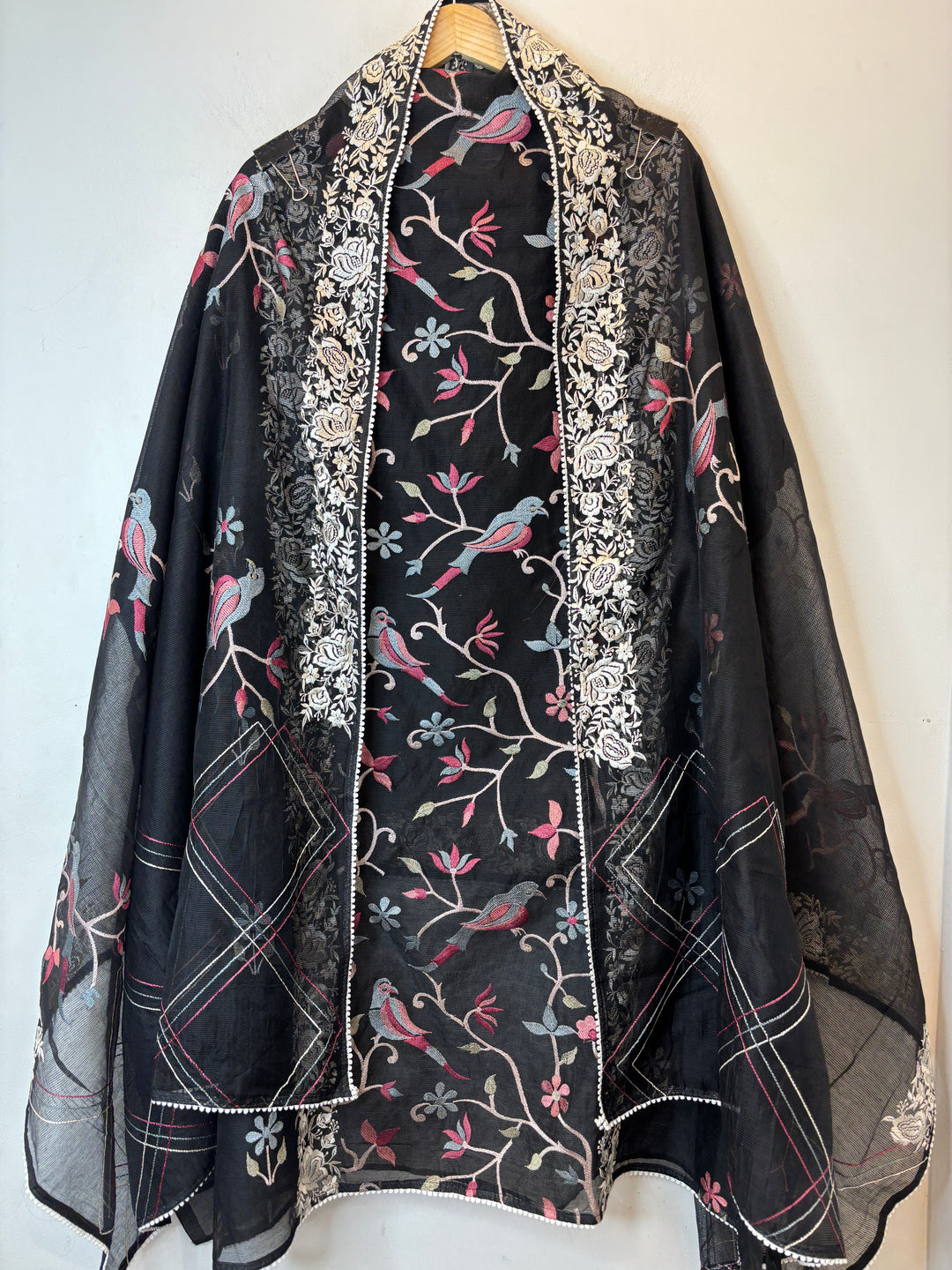 Roselle – Black Kota Thread Garden Suit