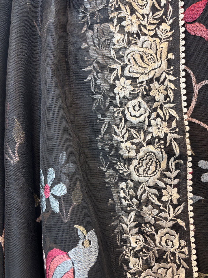 Roselle – Black Kota Thread Garden Suit
