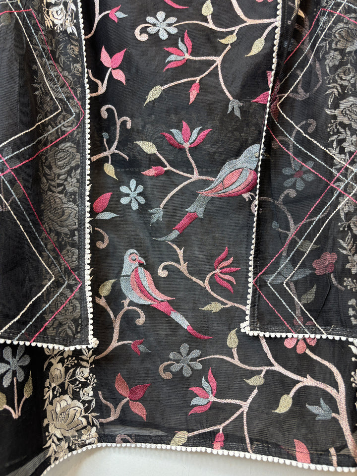 Roselle – Black Kota Thread Garden Suit