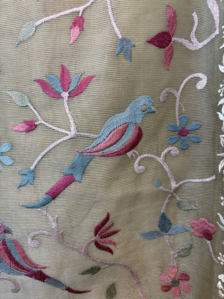 Roselle – Beige Kota Thread Garden Suit