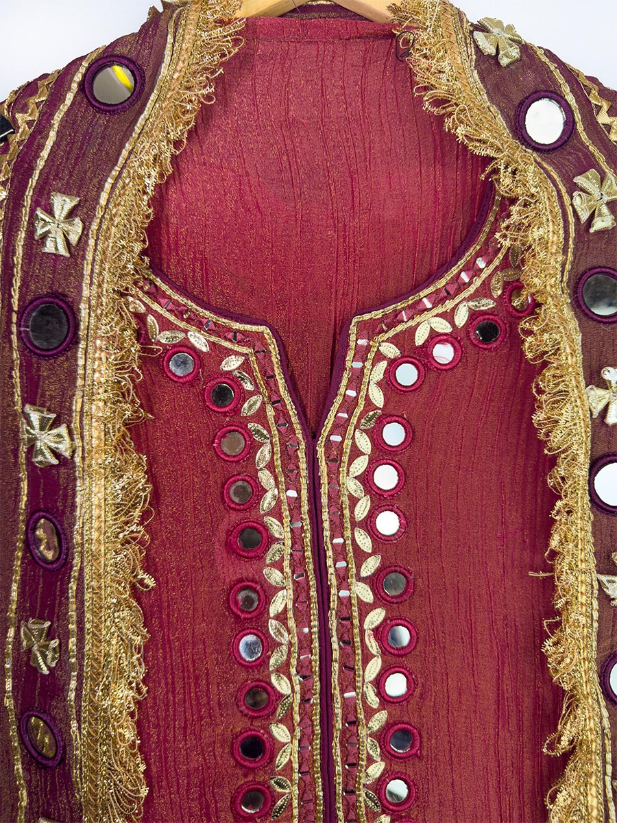 Ruby Flame Ombré Mirror &amp; Gotta Unstitched Set