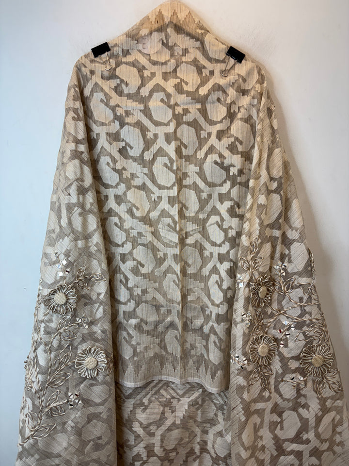 Jamira – Jamdani Jute Mirror Suit