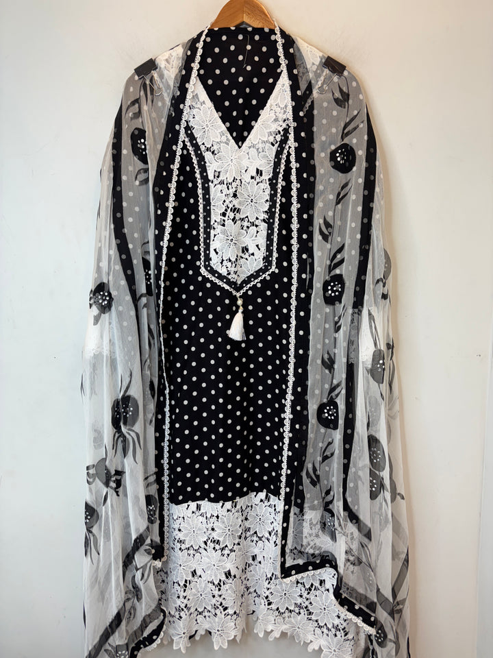 Polora – Cotton Polka Crochet Suit