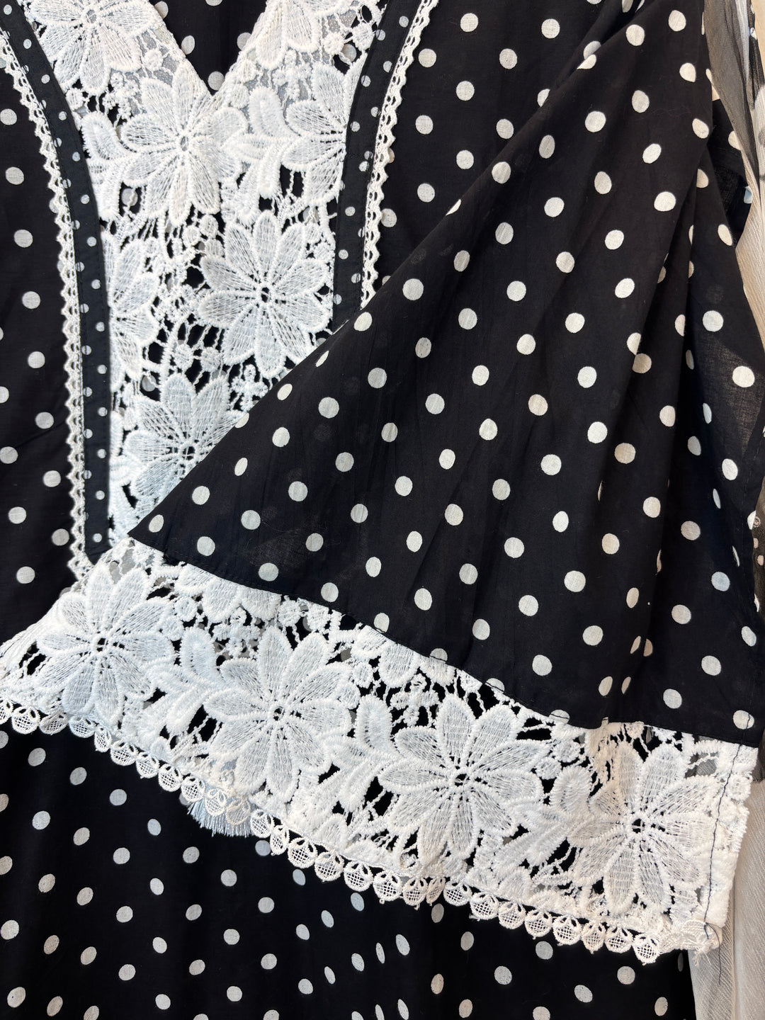 Polora – Cotton Polka Crochet Suit