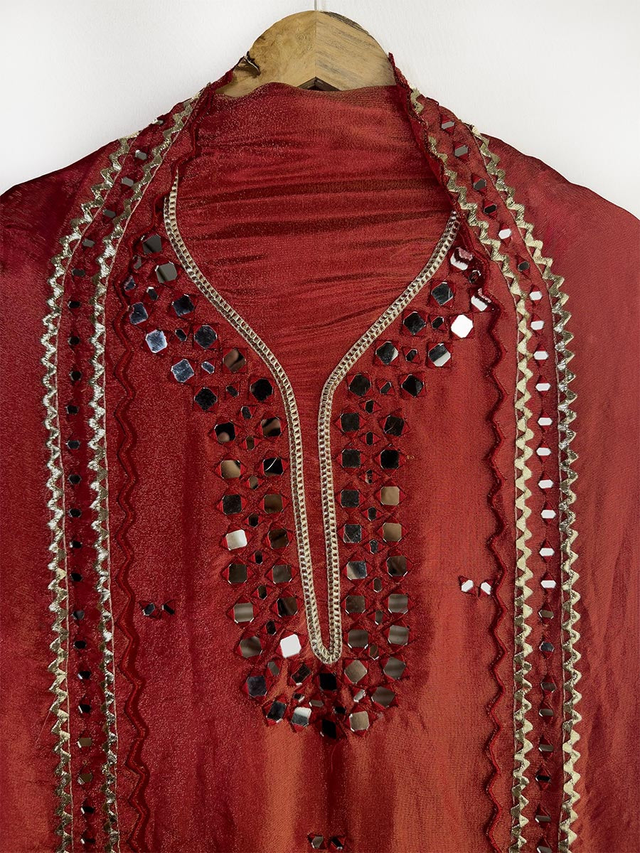 Ruby Red Tissue Shimmer Ensemble