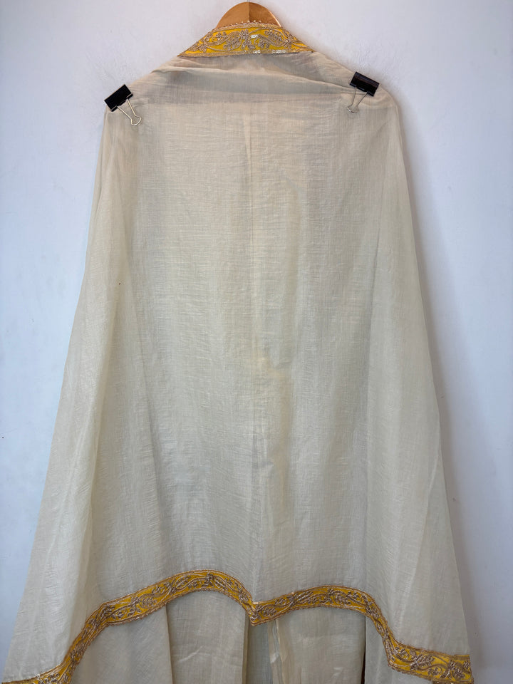 Zivika – Grey Mul Cotton Dori Lace Suit