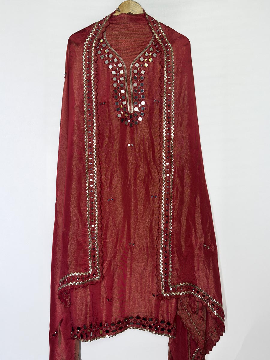 Ruby Red Tissue Shimmer Ensemble